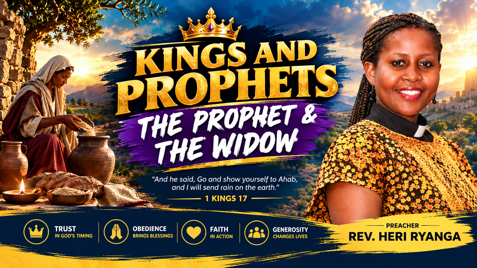 OFFICE SERMON: THE PROPHET AND THE WIDOW